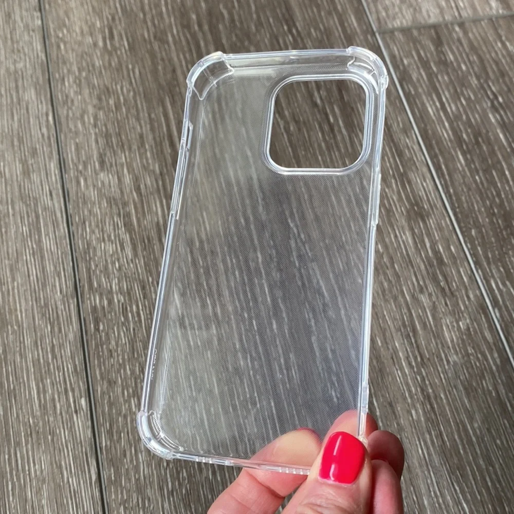 NEW! iPhone 14 Pro Case Non-Yellowing Drop Protection Slim Non-Slip Clear
